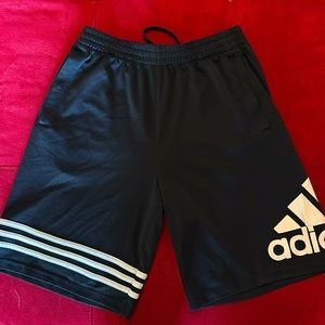 Black Adidas basketball shorts
